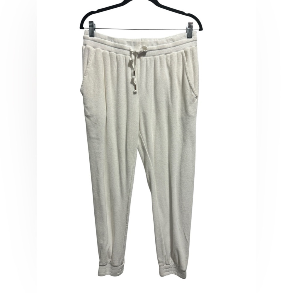 Young Fabulous and Broke Terry Jogger Pants Ivory - Picture 2 of 11